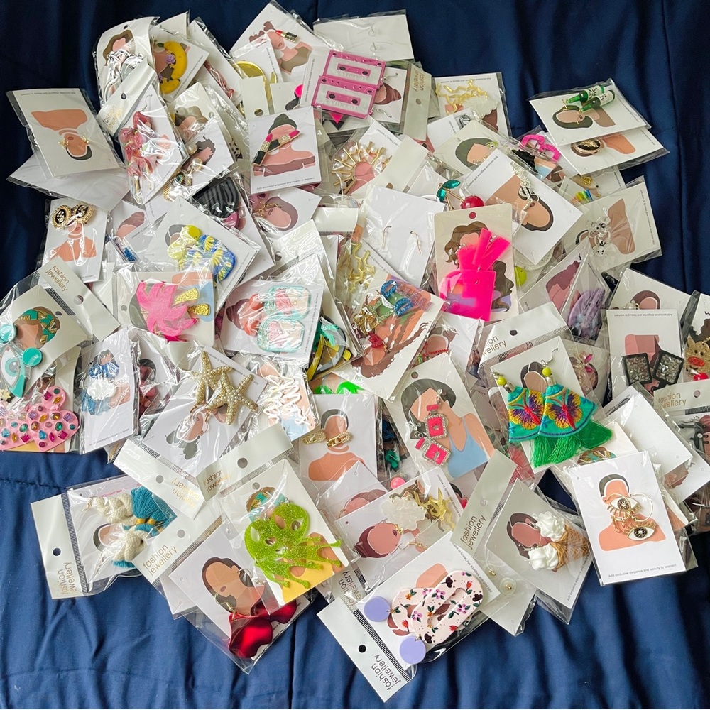 Assorted Earrings (136 pieces for $100)
